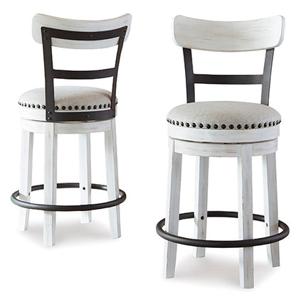 Valebeck Bar Stool with Back Support