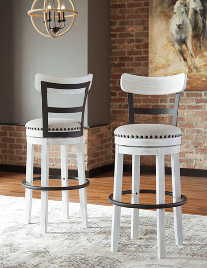 Valebeck Bar Stool with Back Support