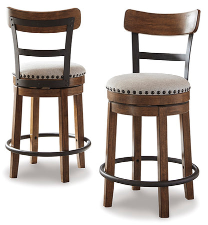 Valebeck Bar Stool with Back Support