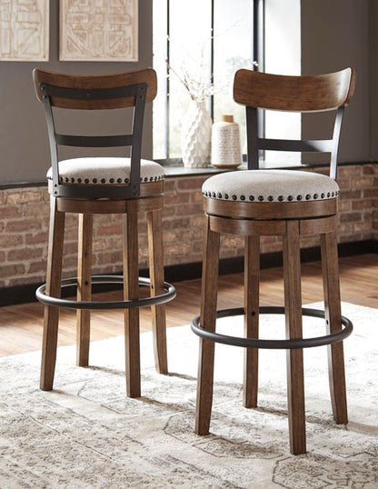 Valebeck Bar Stool with Back Support