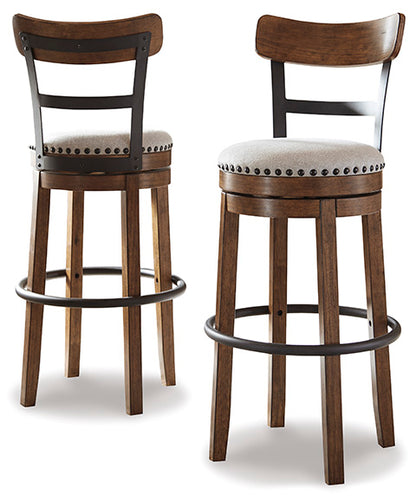 Valebeck Bar Stool with Back Support