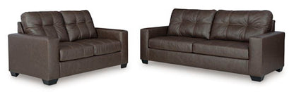 Barlin Mills Umber Sofa and Loveseat Set
