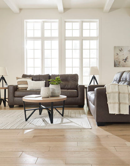 Barlin Mills Umber Sofa and Loveseat Set