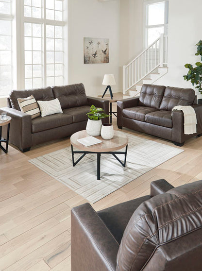 Barlin Mills Umber Sofa and Loveseat Set