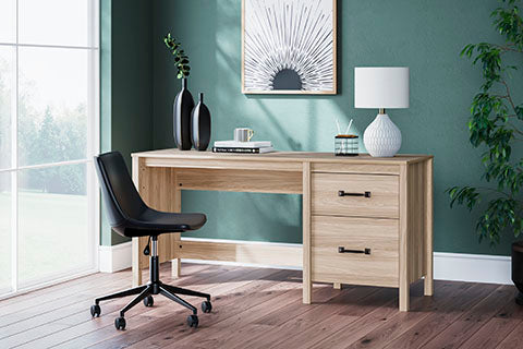 Battelle Tan Home Office Desk