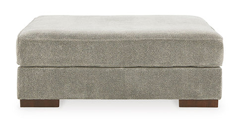 Bayless Smoke Oversized Accent Ottoman