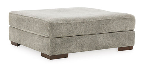 Bayless Smoke Oversized Accent Ottoman