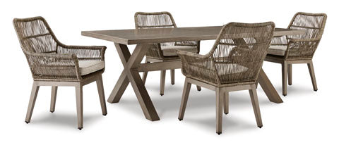 Beach Front Cushioned Outdoor Dining Set