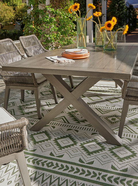 Beach Front Cushioned Outdoor Dining Set