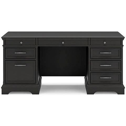 Beckincreek Black Home Office Desk