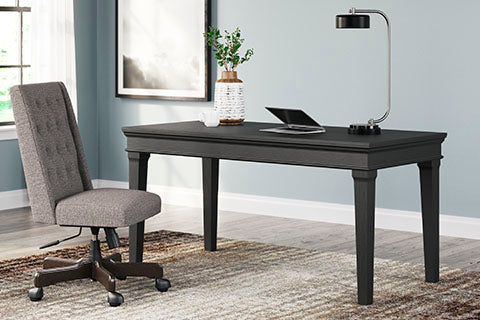 Beckincreek Black Home Office Desk