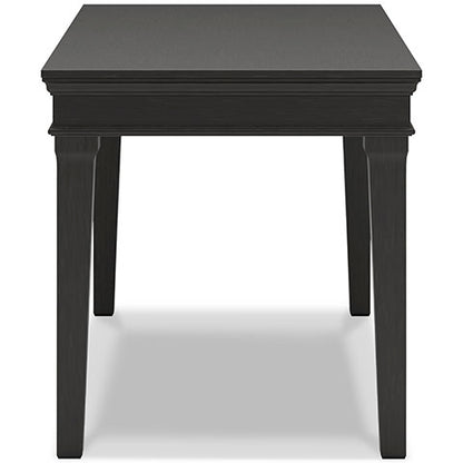Beckincreek Black Home Office Desk