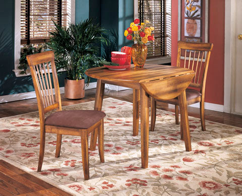 Berringer Rustic Brown 3-pc Dining Table Set