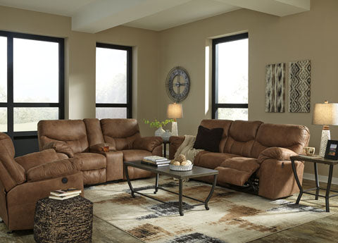 Boxberg Bark Reclining Sofa and Loveseat Set