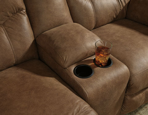 Boxberg Bark Reclining Sofa and Loveseat Set