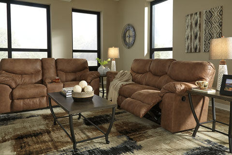 Boxberg Bark Reclining Sofa and Loveseat Set