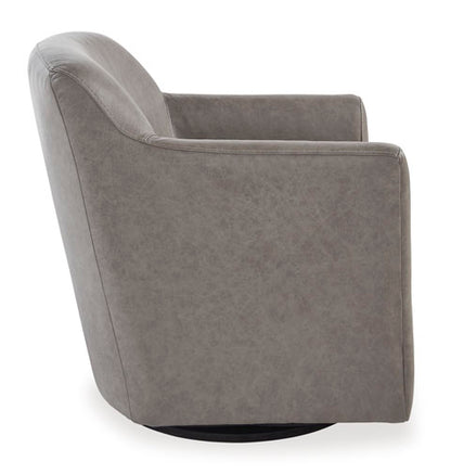 Bradney Fossil Swivel Accent Chair