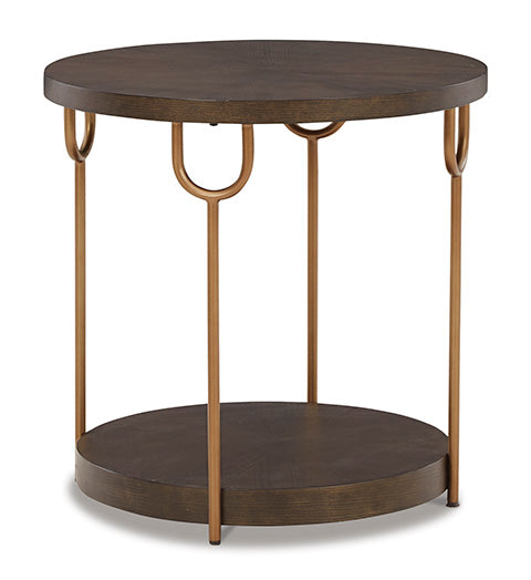 Brazburn Dark Brown End Table