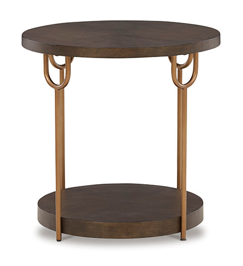 Brazburn Dark Brown End Table