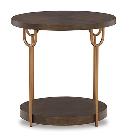 Brazburn Dark Brown End Table