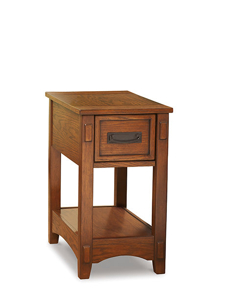 Breegin Brown Chairside End Table