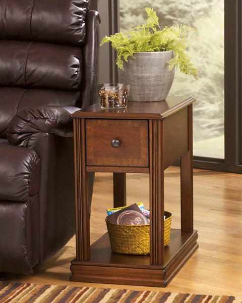 Breegin Brown Chairside End Table