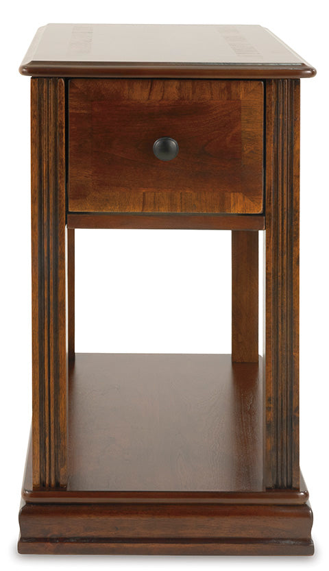 Breegin Brown Chairside End Table