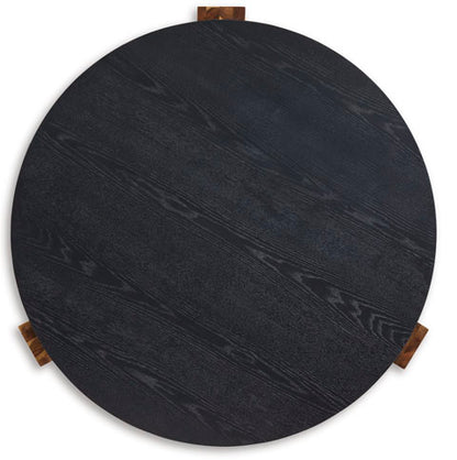 Breenmore Black Coffee and End Tables