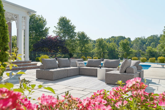 Bree Zee 7-Piece Nuvella Outdoor Sectional