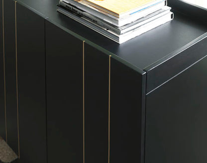Brentburn Black Accent Cabinet
