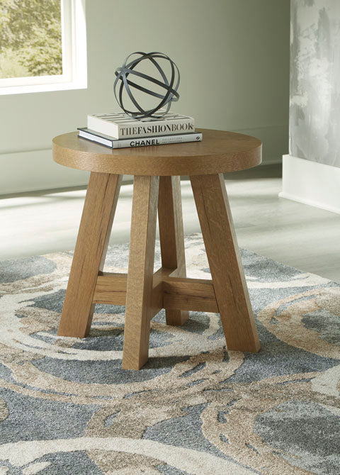 Brinstead Light Brown End Table