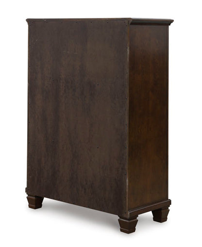 Fortman Brownish Cherry Chest of Drawers