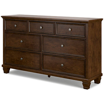 Fortman Brownish Cherry Dresser
