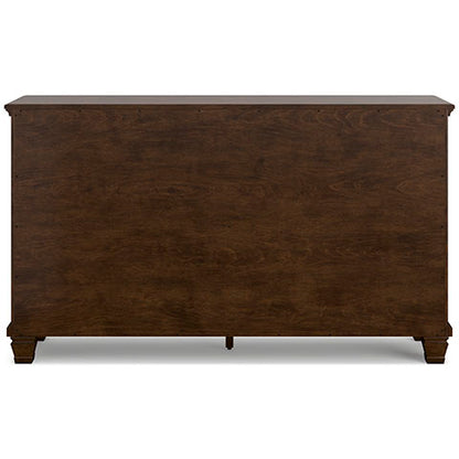 Fortman Brownish Cherry Dresser