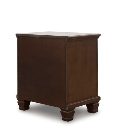 Fortman Brownish Cherry Nightstand