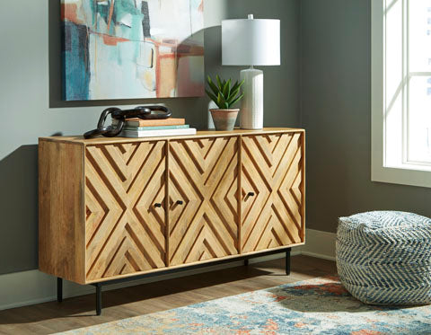 Cadewick Natural Accent Cabinet