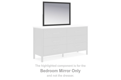 Cadmori Black Bedroom Mirror