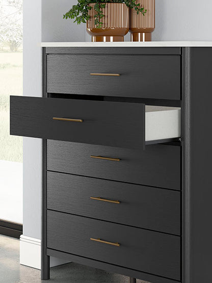 Cadmori Black Chest of Drawers
