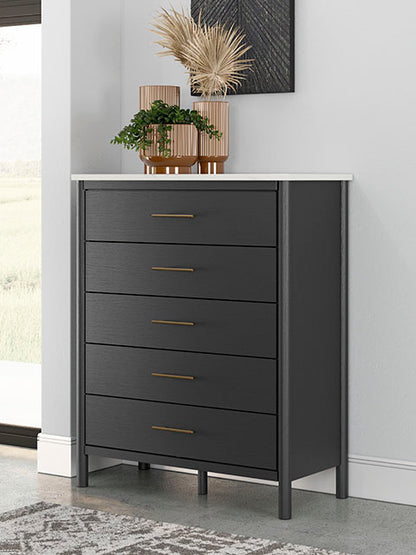 Cadmori Black Chest of Drawers