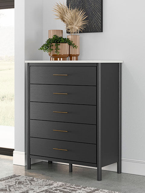 Cadmori Black Chest of Drawers