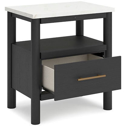 Cadmori Black Nightstand