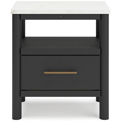 Cadmori Black Nightstand