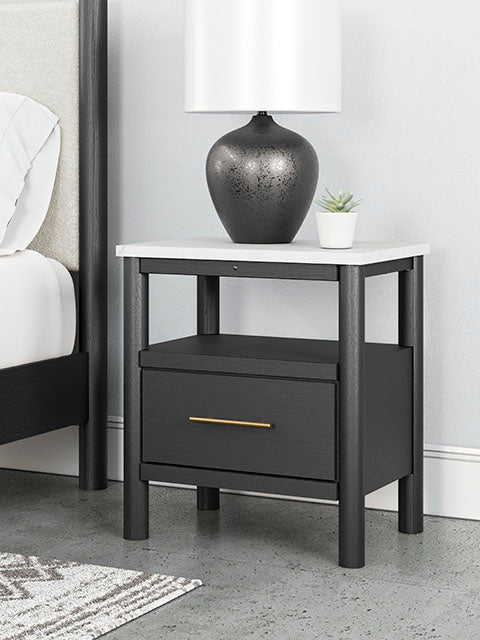 Cadmori Black Nightstand