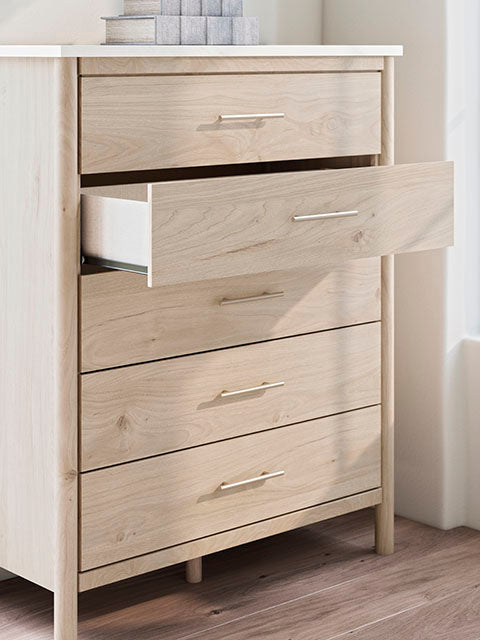 Cadmori Light Brown Chest of Drawers