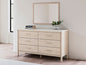 Cadmori Light Brown Bedroom Mirror