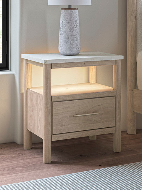 Cadmori Light Brown Nightstand