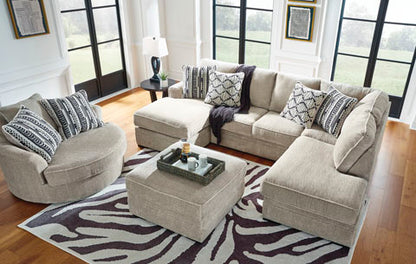 Calnita Oversized Swivel Accent Chair