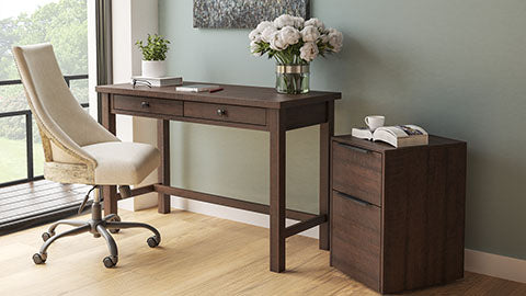 Camiburg Warm Brown Home Office Desk