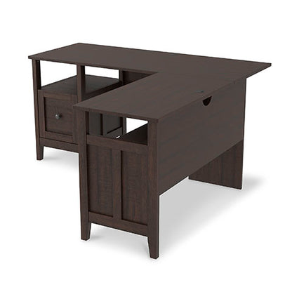 Camiburg Warm Brown 2-Piece Home Office Desk