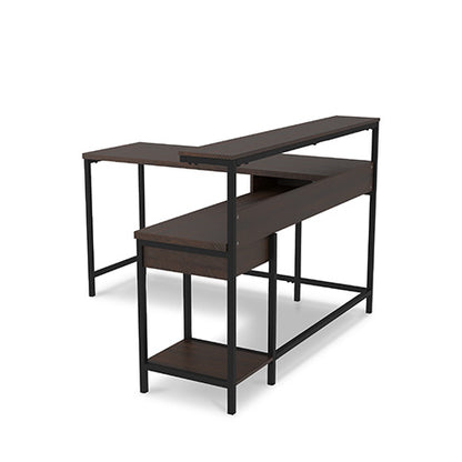 Camiburg Warm Brown L-Desk with Storage